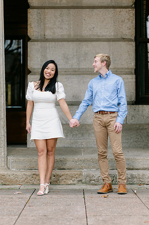 Engagement in down town Columbus