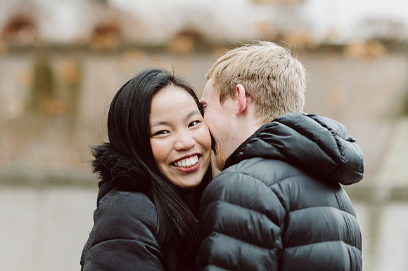 Winter Engagement Session with Maria Hall Photography